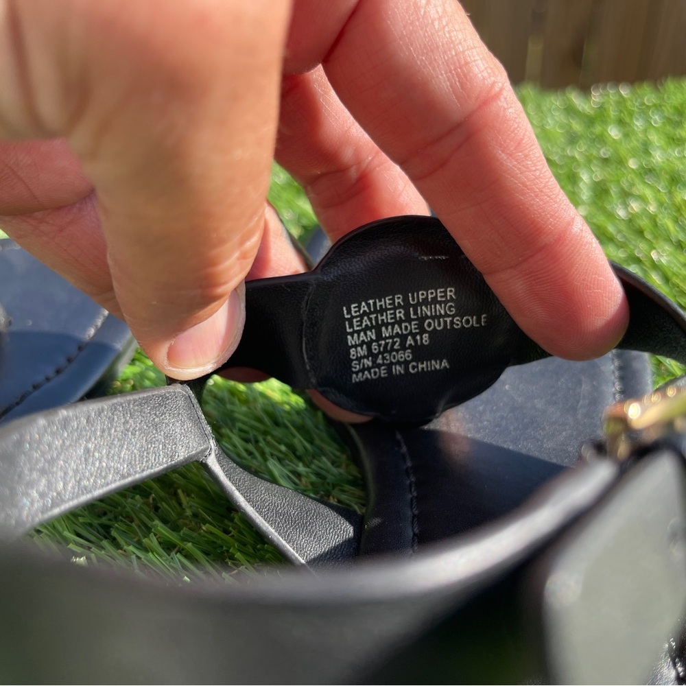 TORY BURCH Bryce Flat Thong Ivory Sandal 43066 US Women - Picture 6 of 6